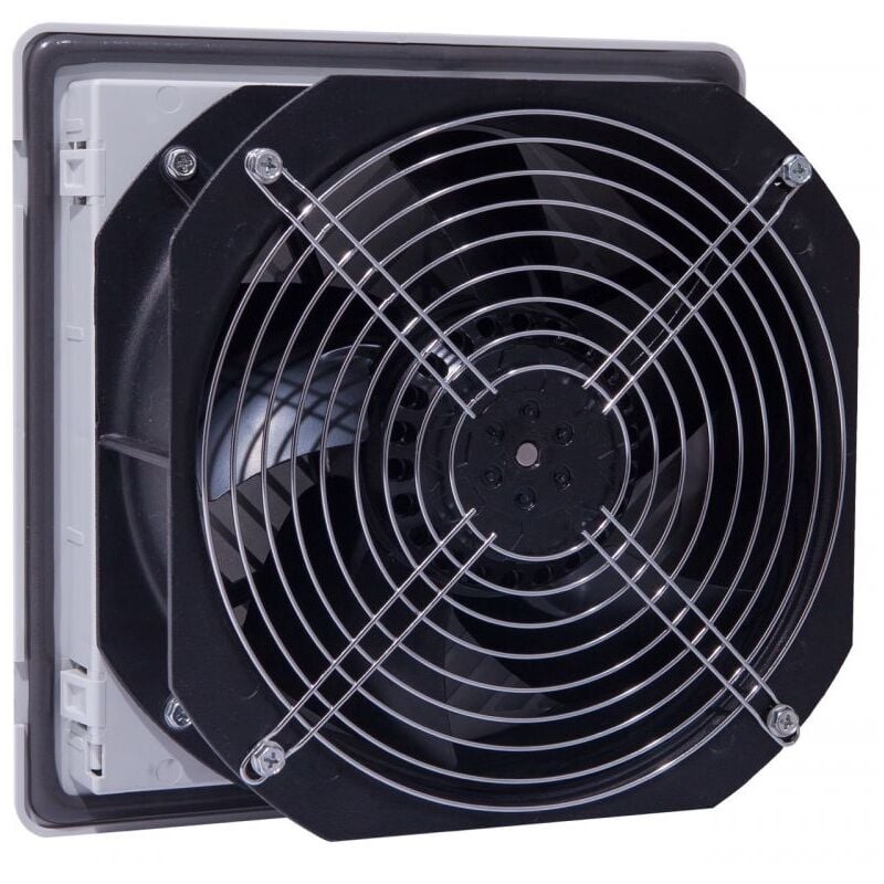 Ventilateur d'armoire électrique 230V avec grille 280X280 - débit d'air 1533m3/h 1917m3/h