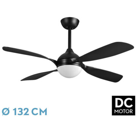 Ventilateur DC Livorno 30W Noir 4 Pales