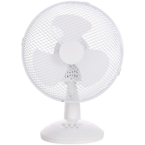 VENTILATEUR DE BUREAU 30CM BLANC - VR960312