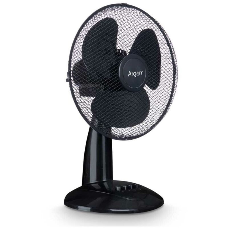 Argon - Ventilateur de bureau de Noir 45 l 27 x 51 x 33,5 cm