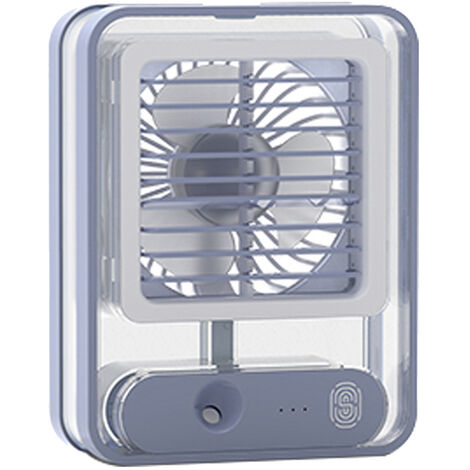 Fan Mini ventilateur avec Brumisateur,Veilleuse LED,électrique Portable  rechargeable à prix pas cher