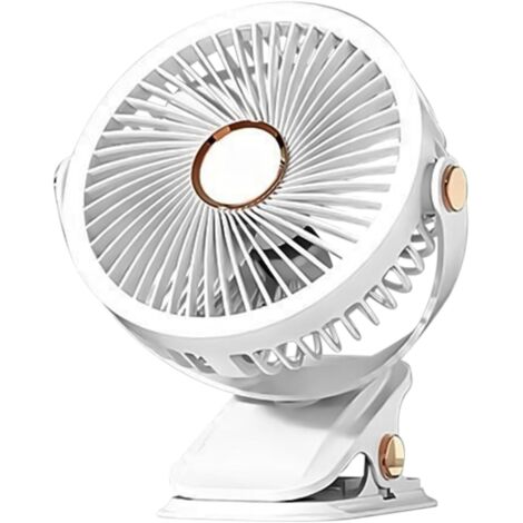 Ventilateur de Bureau - Petit Ventilateur à Clip - Appareil de