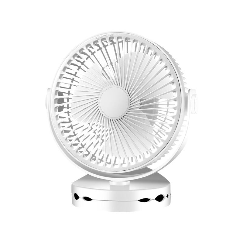 Ventilateur De Camping Clip Ventilateur usb 6-21 Heures D'utilisation 4 Vitesses avec Lumières led et Tente Crochet Rotation 360° Silencieux