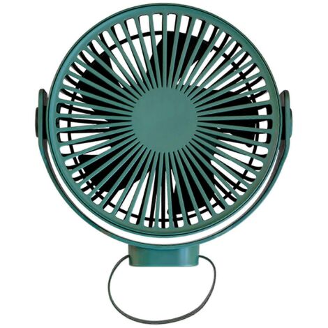 Ventilateur de camping portable à 4 vitesses, alimenté par USB, pour tente, maison, bureau, voiture et camping-car.