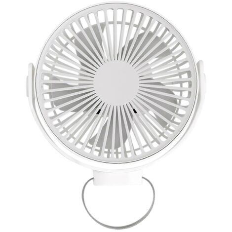 Ventilateur de camping portable à 4 vitesses, alimenté par USB, pour tente, maison, bureau, voiture et camping-car.
