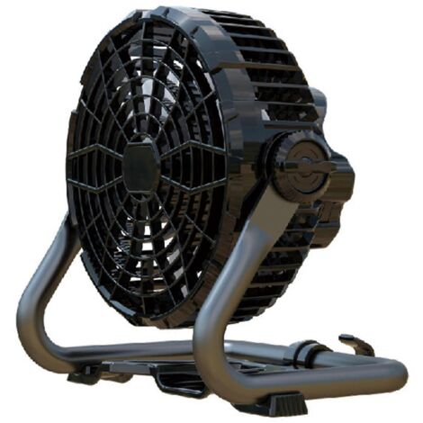 Ventilateur de camping silencieux et puissant, moteur sans balais, rechargeable par USB, portable et facile à suspendre pour tente de camping.
