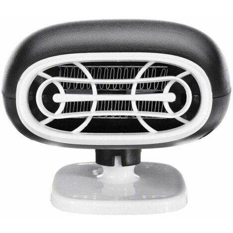 Ventilateur de chauffage portable pour voiture, 12 V 150W, dégivreur de voiture, chauffage rapide, prise allume-cigare, base rotative à 360 °, faible bruit, chauffage de voiture