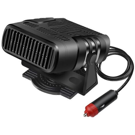 Ventilateur de chauffage/refroidissement pour voiture avec désembueur, 200 W, rotation à 360°, 24 V