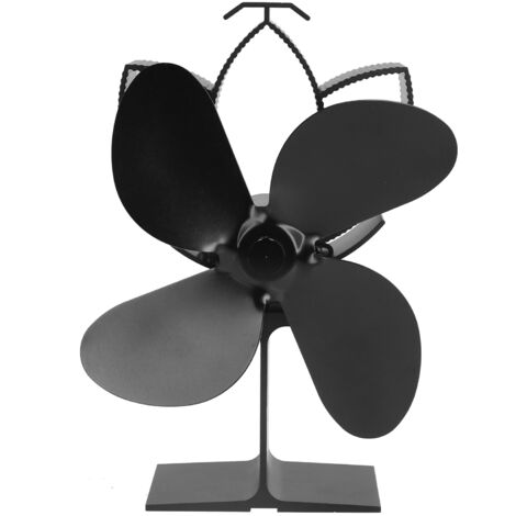 Ventilateur de cheminée à énergie thermique, résistant à la rouille, silencieux et efficace pour poêle à bois