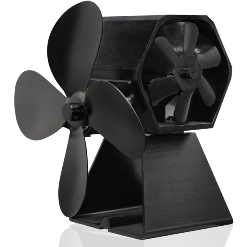 Ventilateur De Cheminée Cheminée Ventilateur Thermodynamique Poêle Chauffant Double Tête