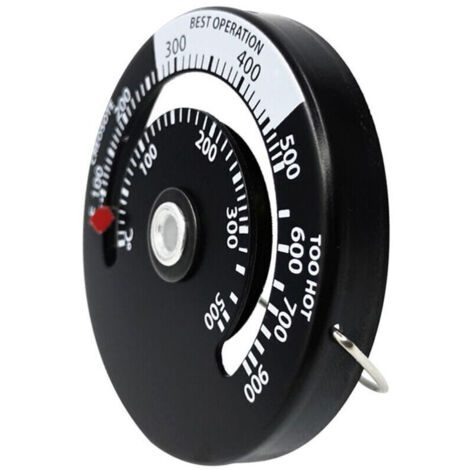 Ventilateur de cheminée de thermomètre à bois magnétique avec une sonde ménage à haute sensibilité Barbecue Contacteur de température du four