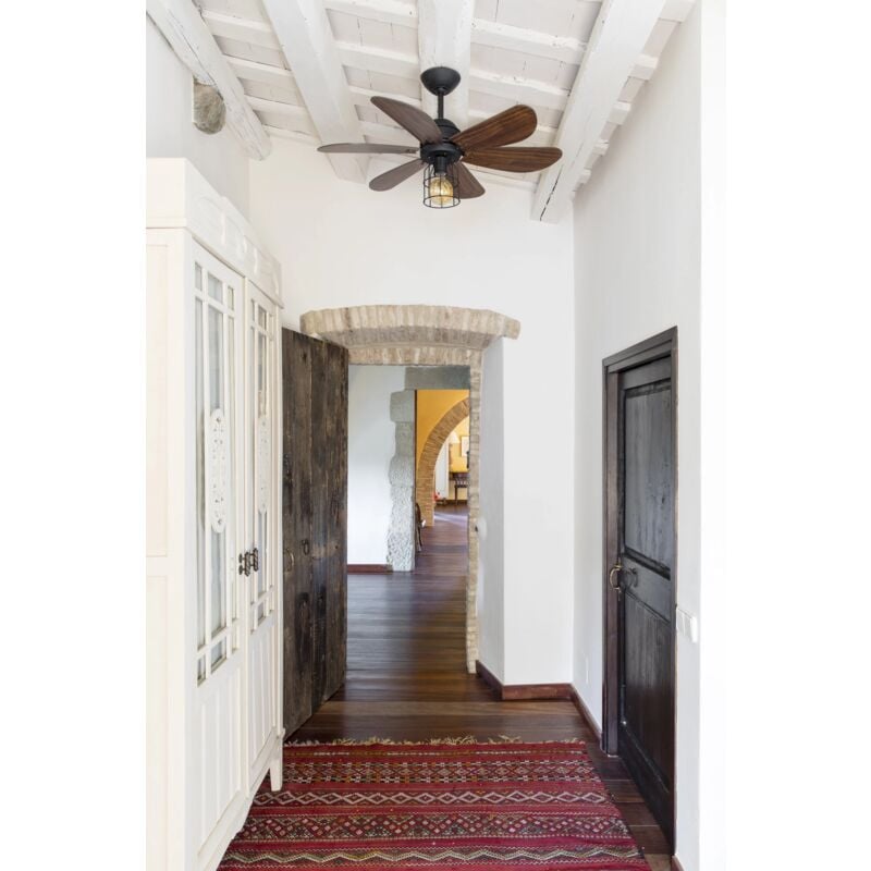 Faro Barcelona - Ventilateur de plafond avec lumière Chicago réf. 33703