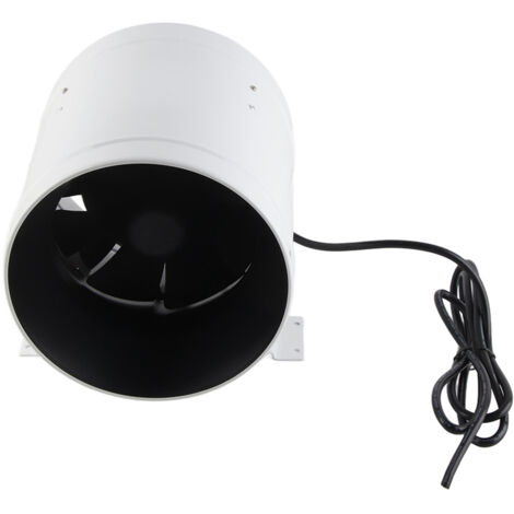 Ventilateur de conduit à contrôleur de vitesse réglable de 8 pouces pour chambres d'hôtel 75W 3800 tr/min 1205m H 710CFM AC220V
