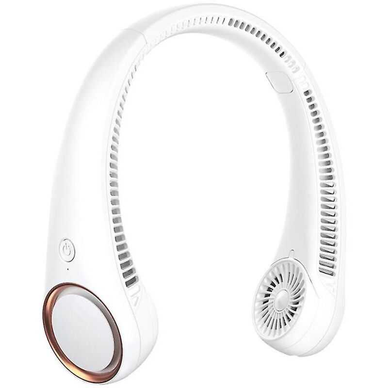 Ventilateur de cou portable, mini ventilateurs portables rechargeables, ventilateur de refroidissement personnel à 3 vitesses, ventilateur de cou