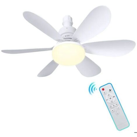 Ventilateur de Plafond  - 40 W - 6 Pales - 3 Vitesses - Silencieux