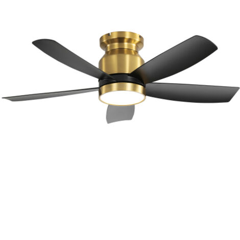 Ventilateur de plafond 42 pouces avec éclairage LED – Moteur à courant continu, intensité réglable en 3 couleurs, fonction mémoire, minuterie (1/4/8 h), idéal pour la chambre à coucher et le salon