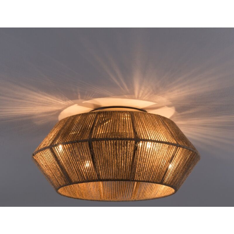Ventilateur de plafond 6 vitesses Chambre Plafonnier Lampe de ventilateur Avec télécommande