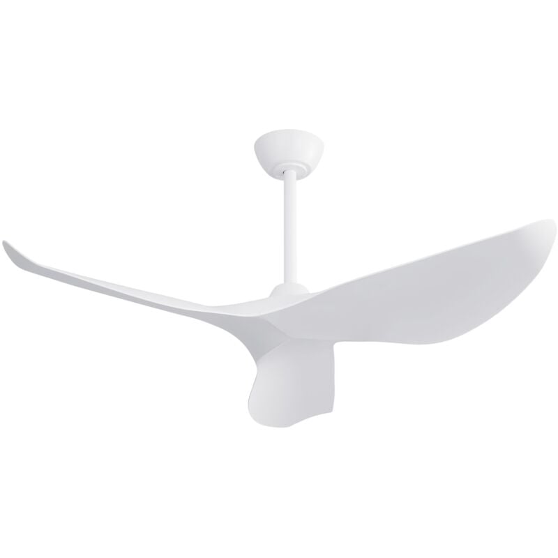 Eifson - Ventilateur de Plafond 96,5 cm, avec 3 Pales abs, 6 Vitesses, Moteur dc Télécommande pour Salon et Chambre - Blanc