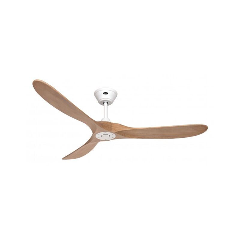 Casafan - Ventilateur de plafond 315237 eco genuino 152cm Moteur blanc et pales en chene