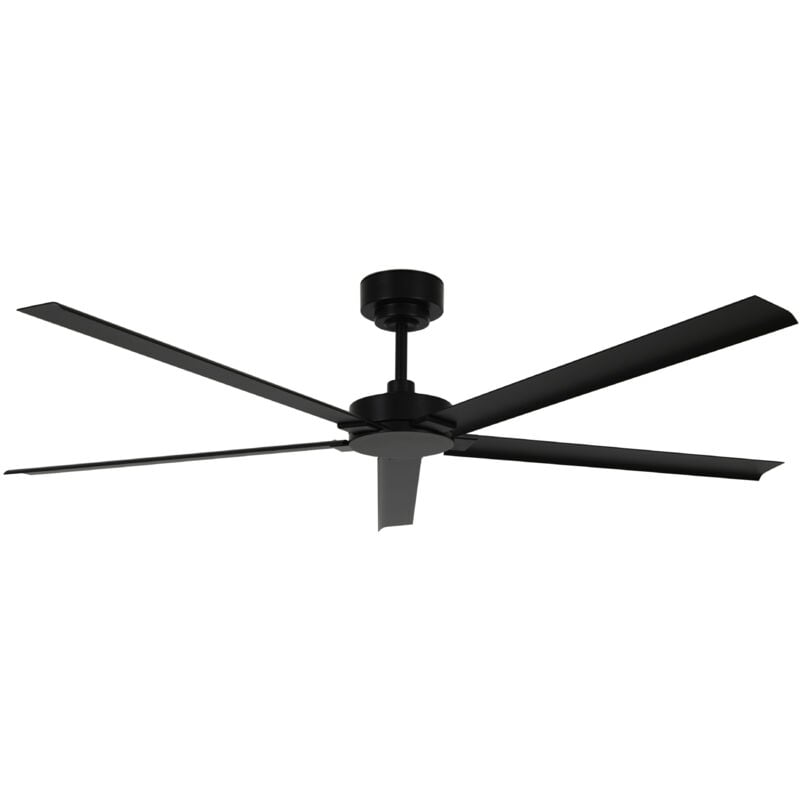 Lucci Air - Ventilateur de plafond extérieur Monza dc Noir