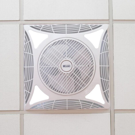 Ventilateur de plafond Armstrong carré 68 W - Ledme - LM8087