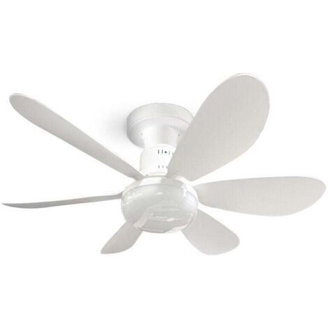 Ventilateur de plafond  avec éclairage et télécommande, ventilateur de plafond LED 40 W à intensité variable avec douille E27