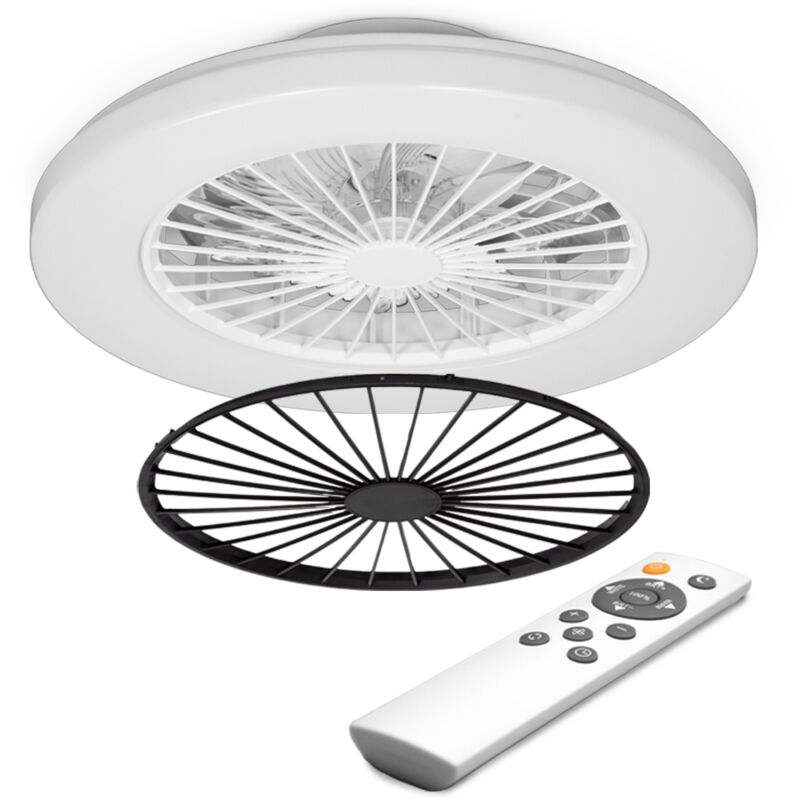 Cool Clima - Ventilateur de plafond avec éclairage Led + télécommande