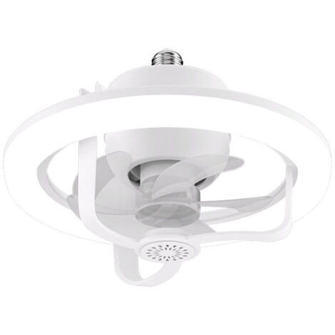 Ventilateur de Plafond avec Lumière 50W Silencieux, avec Télécommande, Réglage luminosité & température couleur, Minuterie, Adapté Cuisine, Chambre, Salon