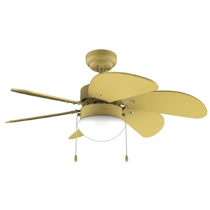 Cecotec - Ventilateur de plafond avec lampe EnergySilence Aero 3600 Vision Full Yellow
