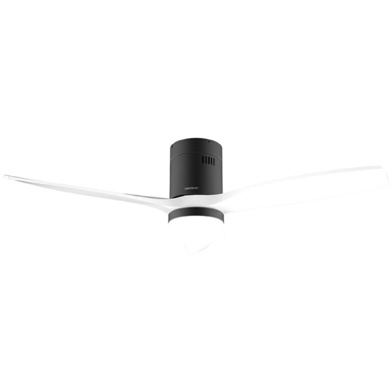 Cecotec - Ventilateur de plafond avec lampe EnergySilence Aero 5600 Aqua Black&White Connected