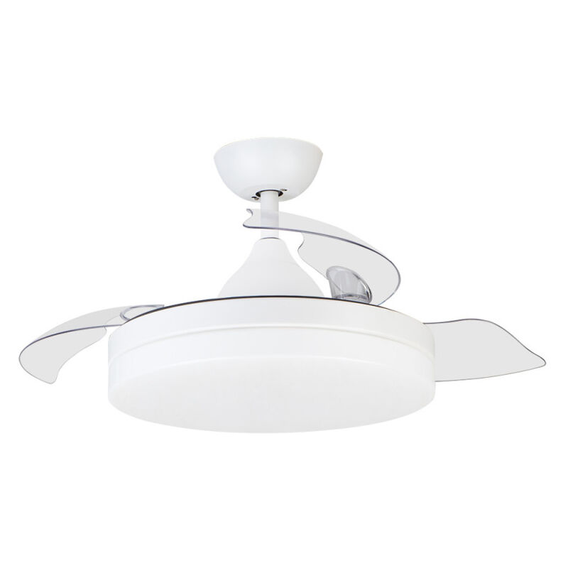 Orbegozo - Ventilateur de plafond avec lumière led Orgebozo Télécommande Silencieux 3 pales rétractables de 105 cm Mode Hiver-Été