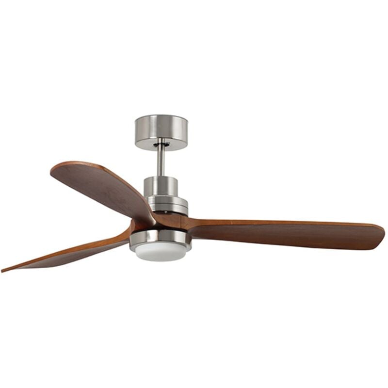 LANTAU XL Ventilateur avec lumière en nickel mat 33463DC