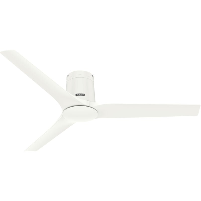 Hunter Fans - Ventilateur de plafond Athens lp Blanc avec télécommande