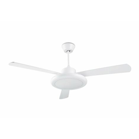 Ventilateur de plafond Bahia Blanc avec éclairage