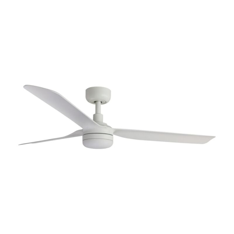 Faro Barcelona - Ventilateur avec lumière led faro punt m 18w 3000-4200-6500k blanc - 33814-20