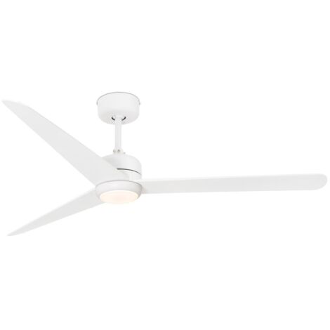 Ventilateur de plafond blanc Faro Nu avec moteur à courant continu