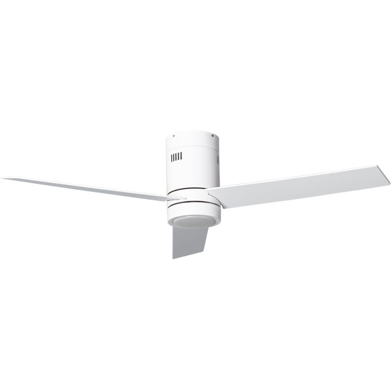 Techbrey - Ventilateur de Plafond Silencieux Blanc Tydir 132cm Moteur dc Blanc