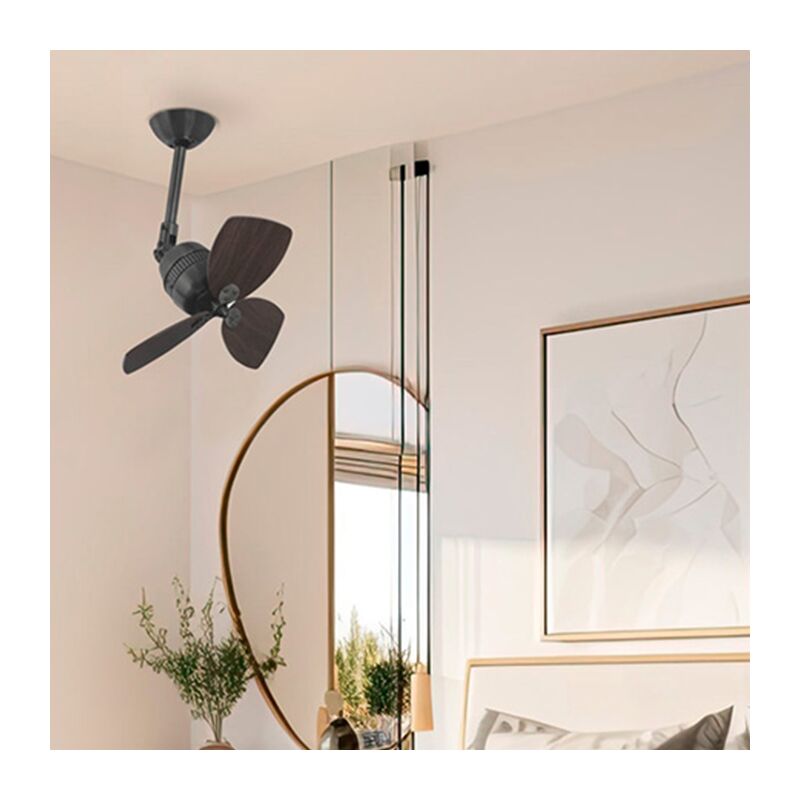 Faro Barcelona - Ventilateur de plafond brun foncé sans lumière vedra 33525
