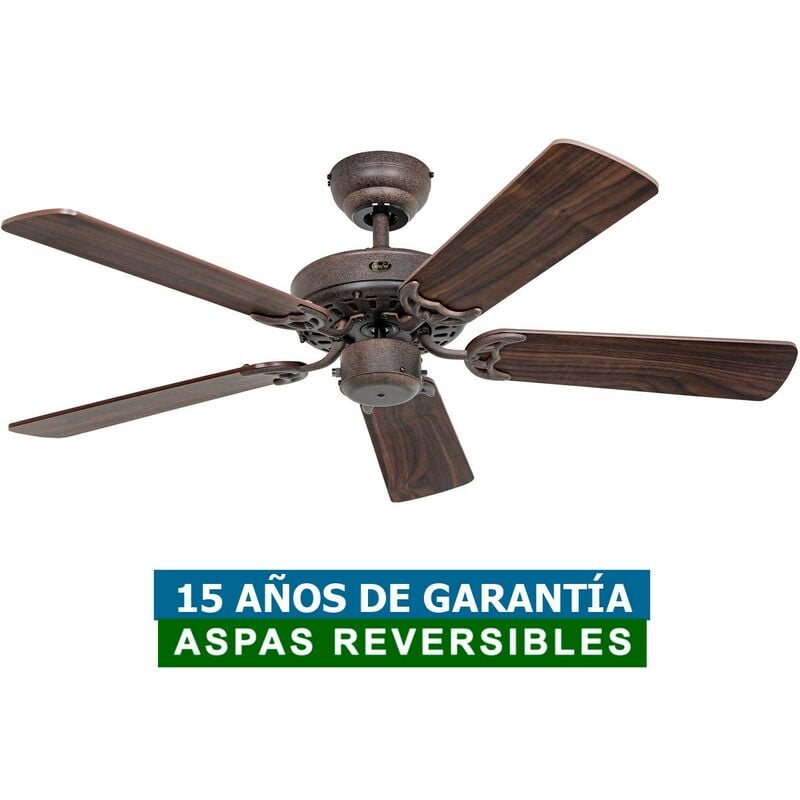 Casafan - Ventilateur de plafond 510313 classic royal 103cm noyer ou osier/brun
