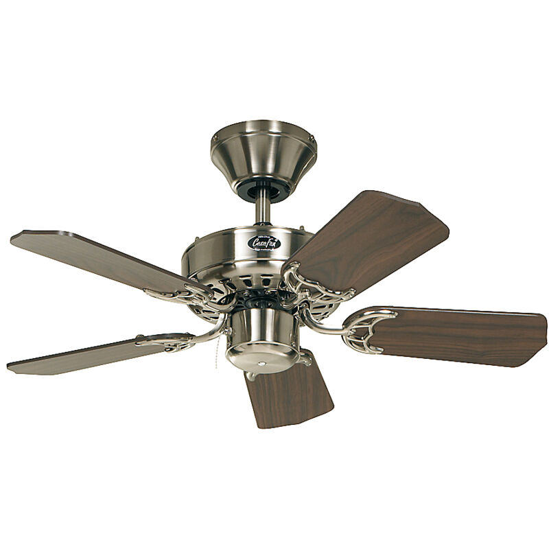 Casafan - Ventilateur de plafond 507515 classic royal 75cm hêtre ou osier / chrome satiné