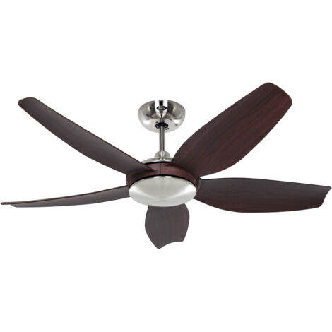 Ventilateur de plafond CasaFan Eco Volare 511684 116cm chêne/chrome brossé