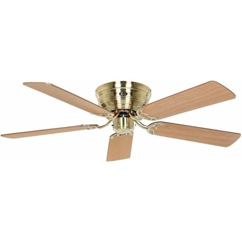 Ventilateur de plafond Classic Flat iii Laiton brossé 132