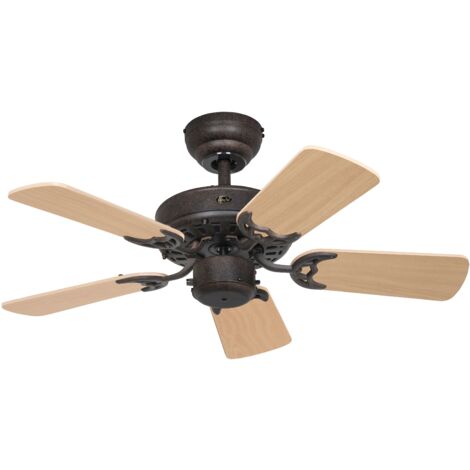 Ventilateur de plafond sans pales polinesia natural 64,5cm cor le