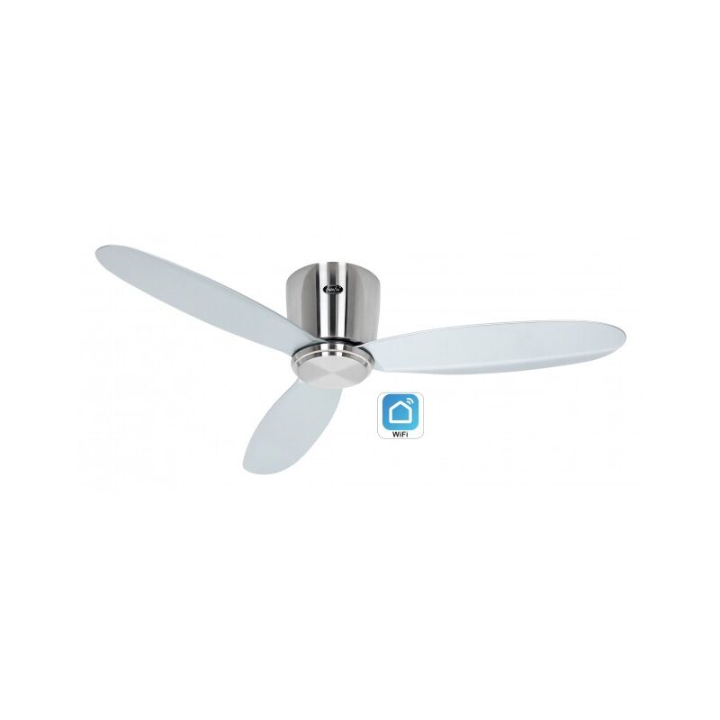 Casafan - Ventilateur de plafond 311280W eco plano ii 112cm Argent Wi-Fi