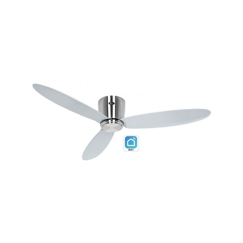 Casafan - Ventilateur de plafond 313280W eco plano ii 132cm Argent Wi-Fi