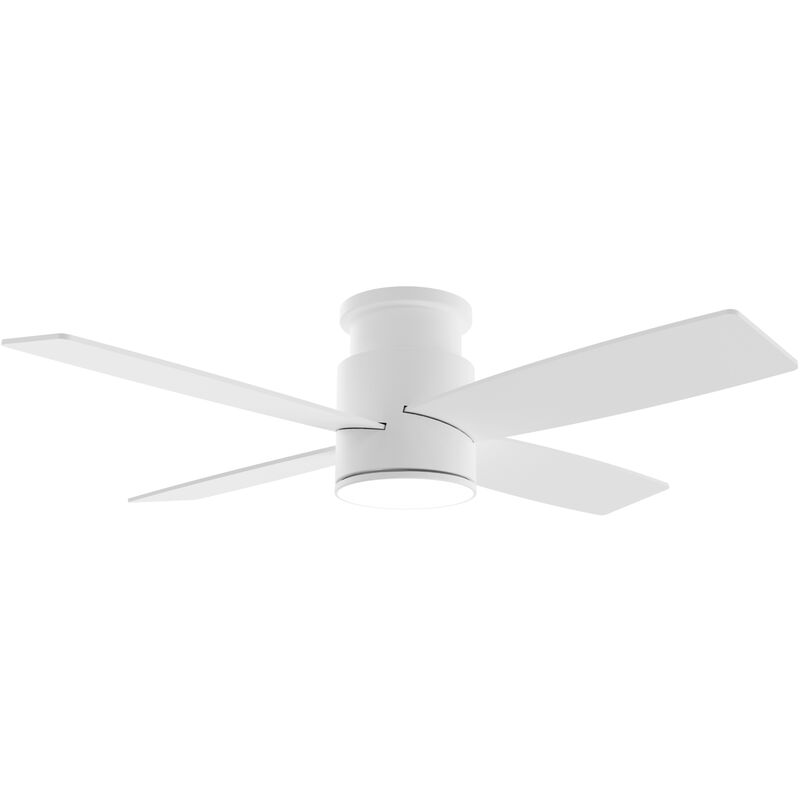 Sulion - Ventilateur de plafond dc moteur 106cm led 24W cct dim Blanc