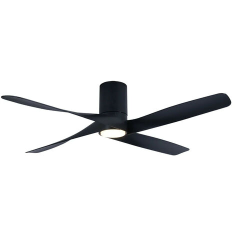 Ventilateur de plafond DC Riviera Noir avec LED