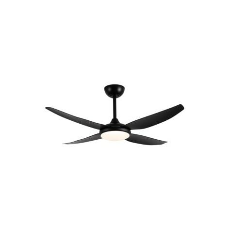 SULION Ventilateur de Plafond Moteur DC 130cm LED 24W CCT DIM Noir Denim