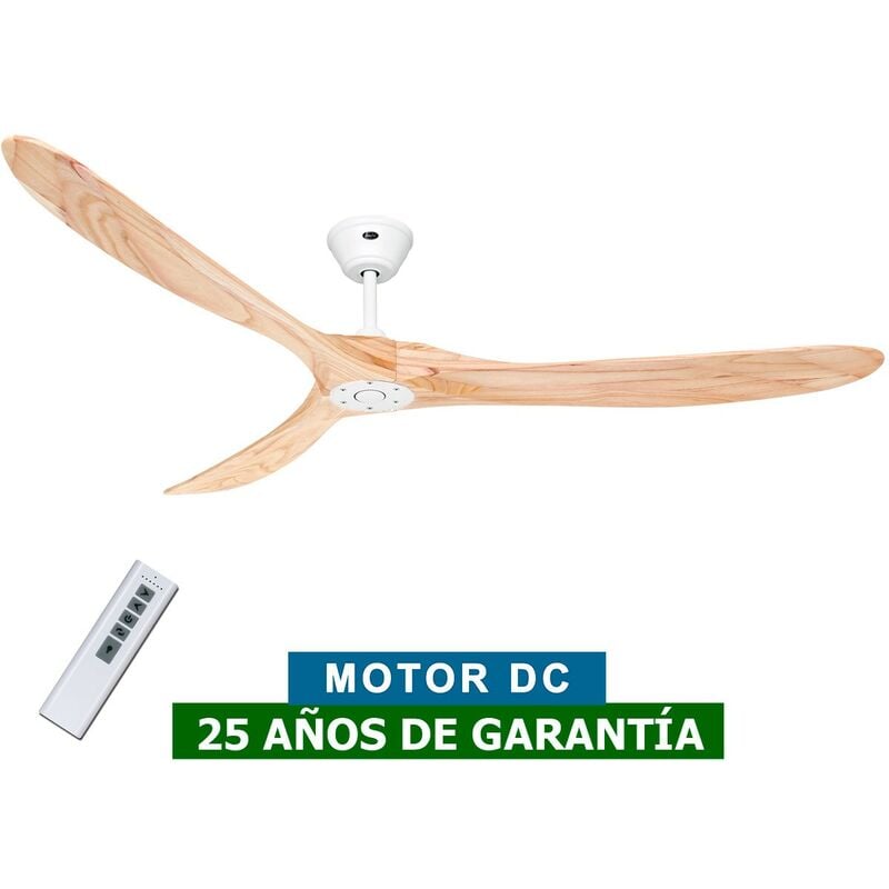 Casafan - Ventilateur de plafond 318020 eco genuino 180cm bois naturel/blanc