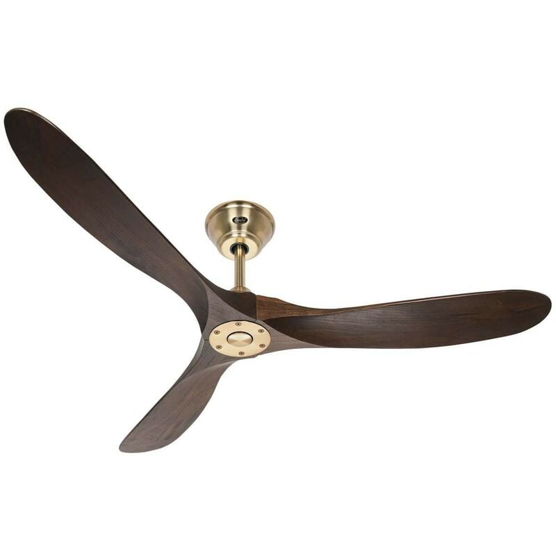 Casafan - Ventilateur de plafond eco genuino 315230 152cm 152cm laiton poli / noyer